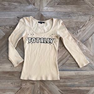 Betsey Johnson Totally Thermal Long Sleeve Top